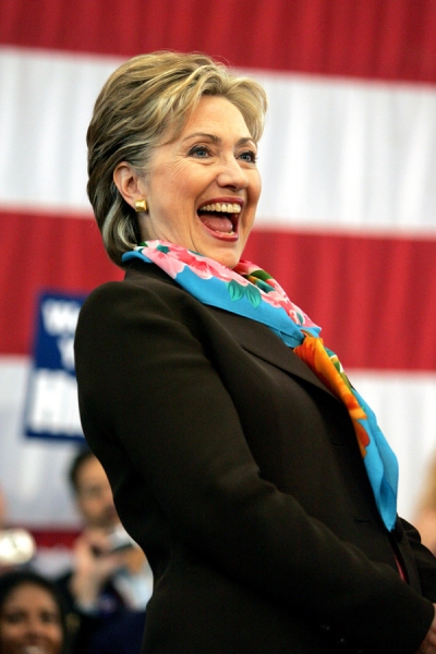 Hillary Clinton, campaign trail 2008